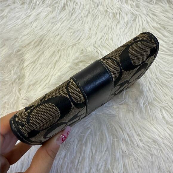 Coach Black Canvas Wallet - Picture 4 of 11